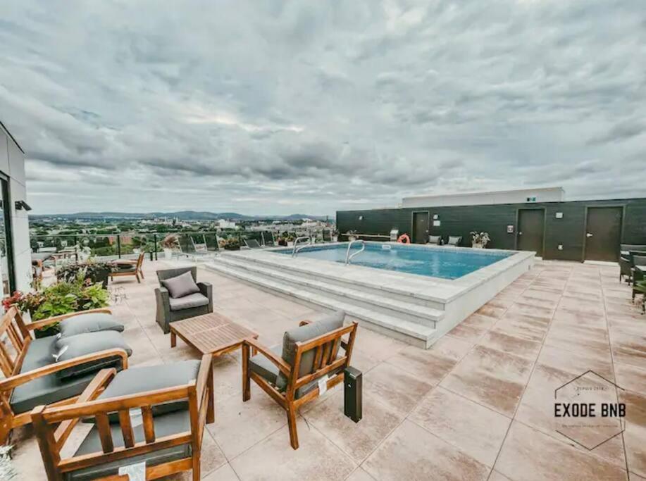 Condo - 305 Piscine Bbq Wifi مدينة كويبيك المظهر الخارجي الصورة